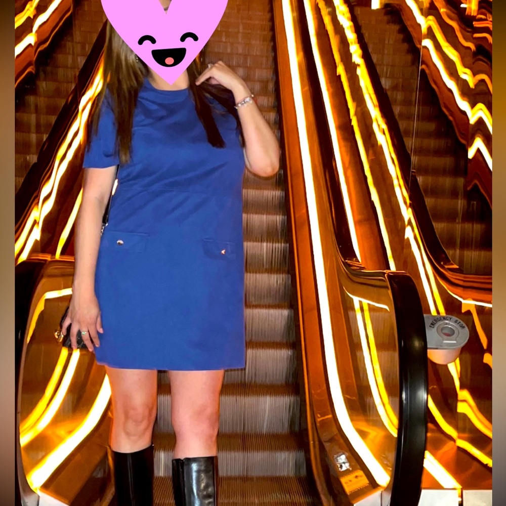 Zara blue dress